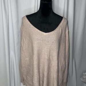Maurices Women's Cream and Tan Jumper